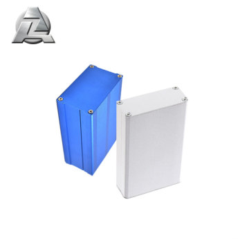 129.7x31 cajas eléctricas y carcasas de aluminio blanco azul duradero